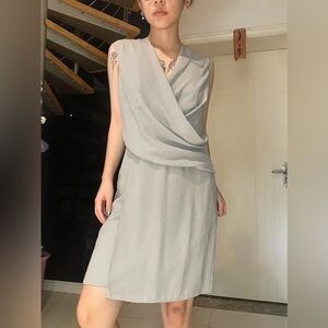 Helmut Lang Asymmetrical Dress black 10